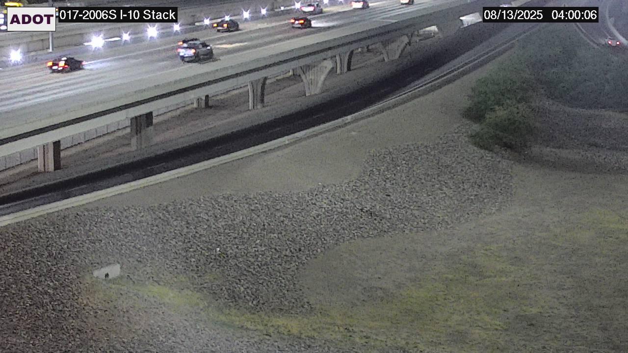 Traffic Cam Phoenix › South: I-17 SB 200.60 @I-10 Stack