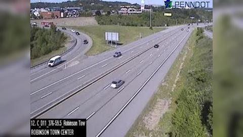 Traffic Cam North Fayette Township: I-376 @ EXIT 59 EB (ROBINSON TOWN CENTRE BLVD)