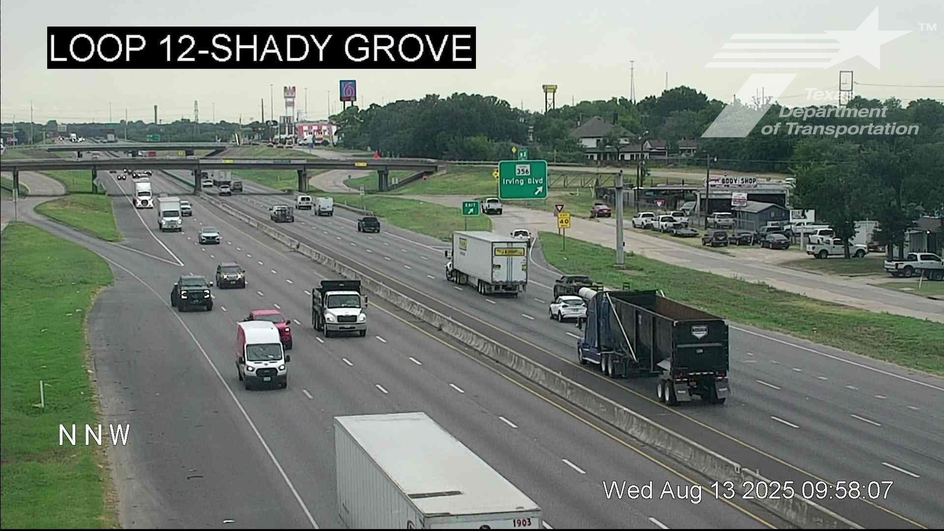 Traffic Cam Irving › North: Loop 12 @ Shady Grove