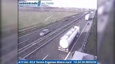 immagine della webcam nei dintorni di Ponte San Nicolò: webcam Battaglia Terme