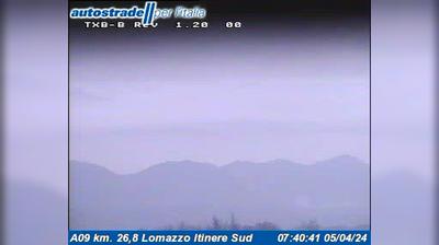 immagine della webcam nei dintorni di Brunate: webcam Guanzate