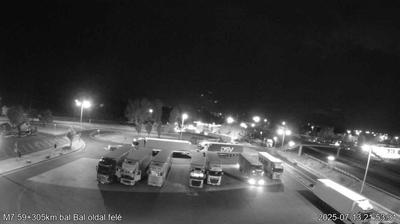 Szekesfehervar: M7 - pihenő, bal oldal -> Bal oldal
