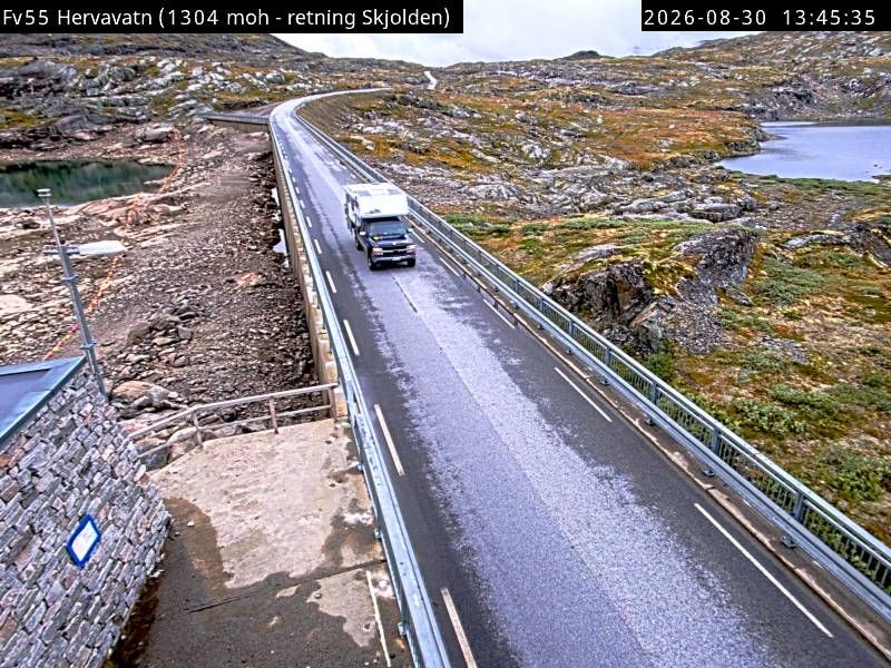 Traffic Cam Luster: F55 Hervavatn (Skjolden)