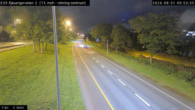 Traffic Cam Minde: E39 Fjøsangerveien v/bom (Bergen)
