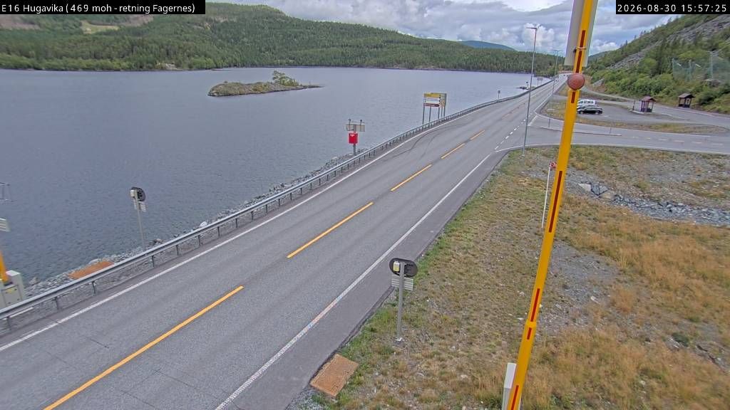 Traffic Cam Vang: E16 Hugavika (Fagernes)