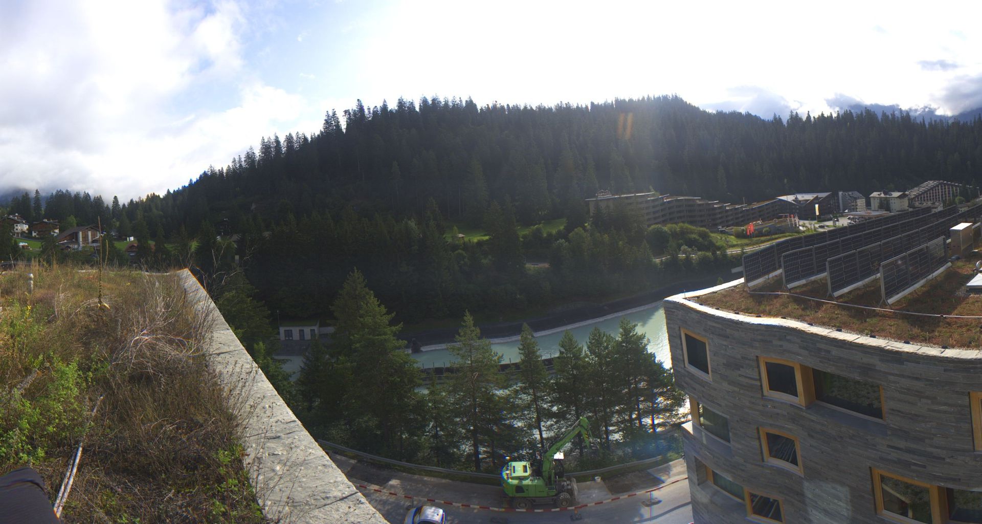 Traffic Cam Laax: Rocksresort - Baustelle