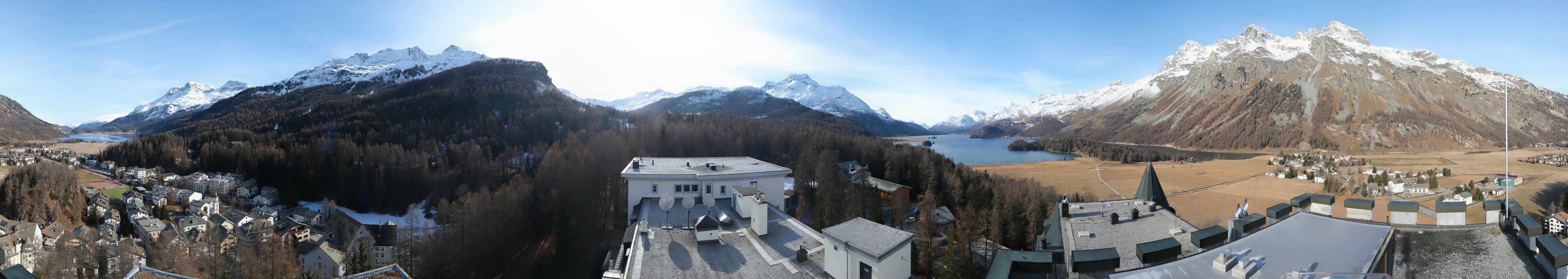Sils im Engadin: La Chazza - Lake Sils - Lake Silvaplana - Piz Corvatsch