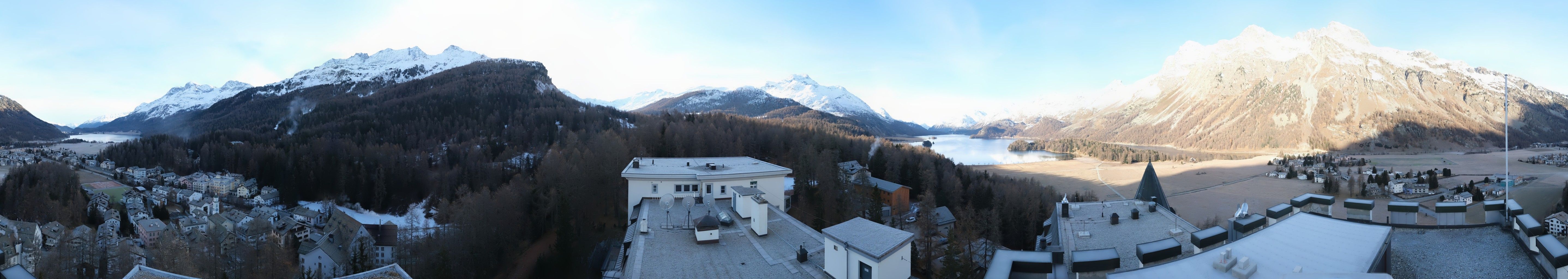 Sils im Engadin: La Chazza - Lake Sils - Lake Silvaplana - Piz Corvatsch