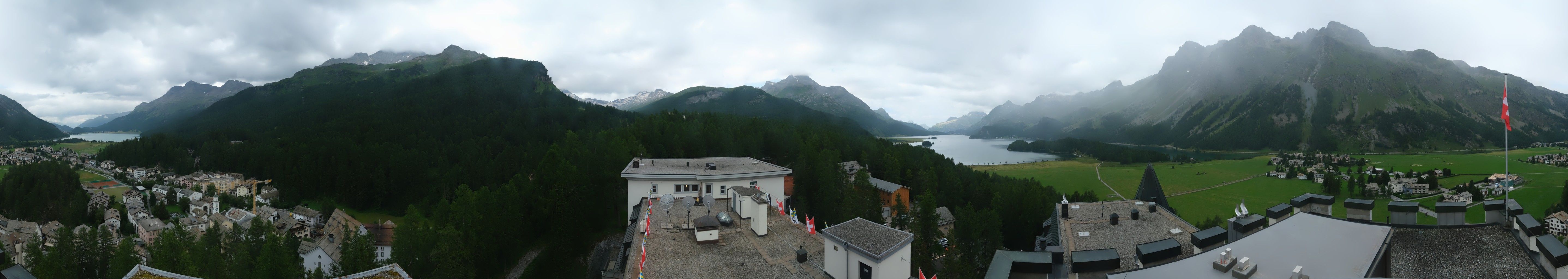 Sils im Engadin: La Chazza - Lake Sils - Lake Silvaplana - Piz Corvatsch