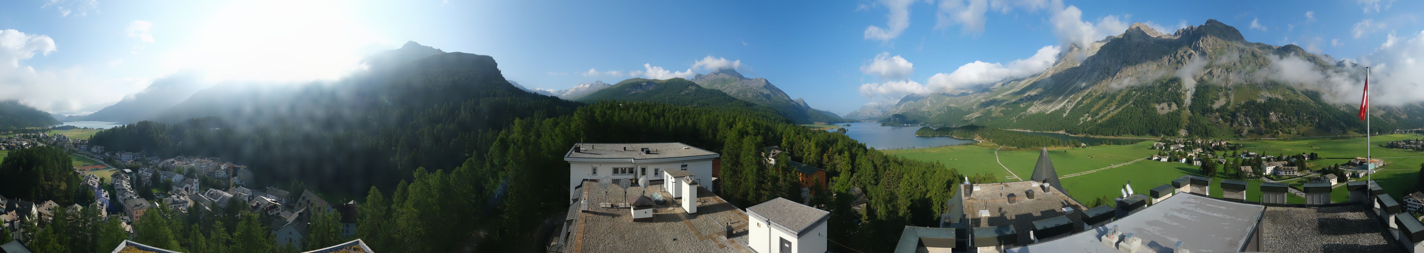 Sils im Engadin: La Chazza - Lake Sils - Lake Silvaplana - Piz Corvatsch