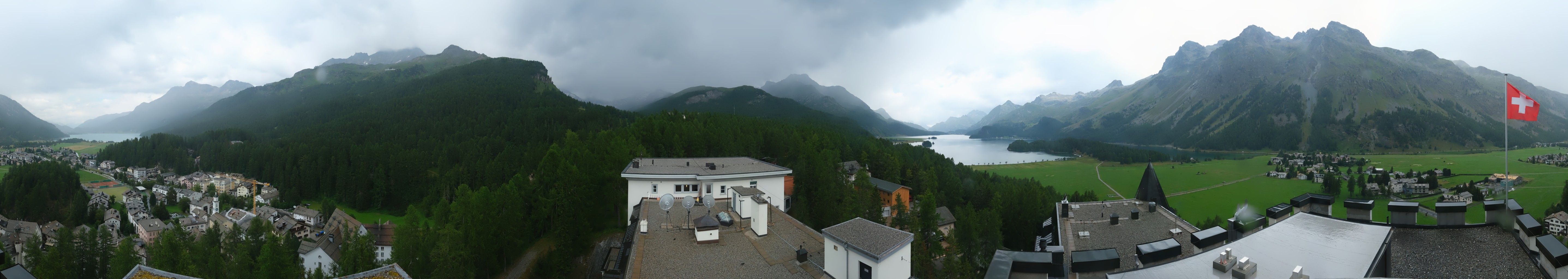 Sils im Engadin: La Chazza - Lake Sils - Lake Silvaplana - Piz Corvatsch