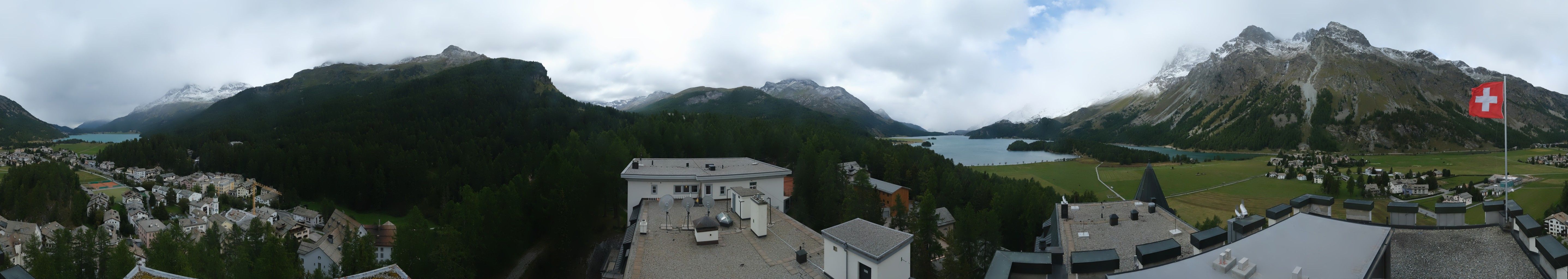 Sils im Engadin: La Chazza - Lake Sils - Lake Silvaplana - Piz Corvatsch