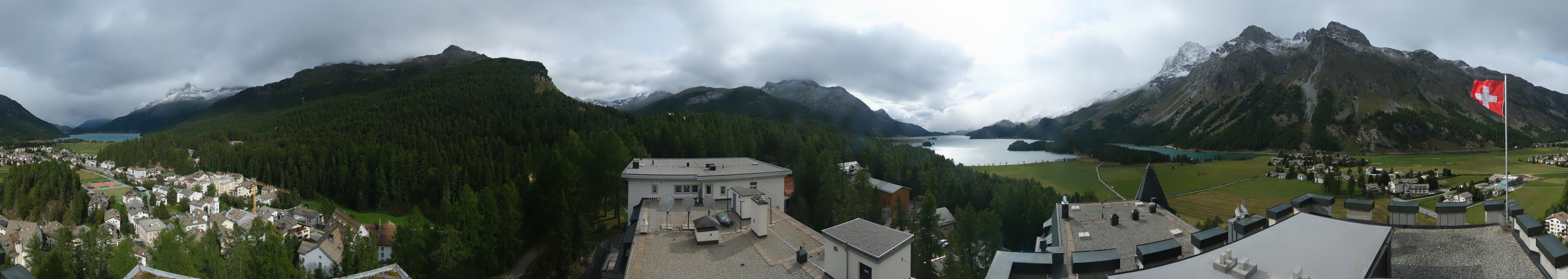 Sils im Engadin: La Chazza - Lake Sils - Lake Silvaplana - Piz Corvatsch