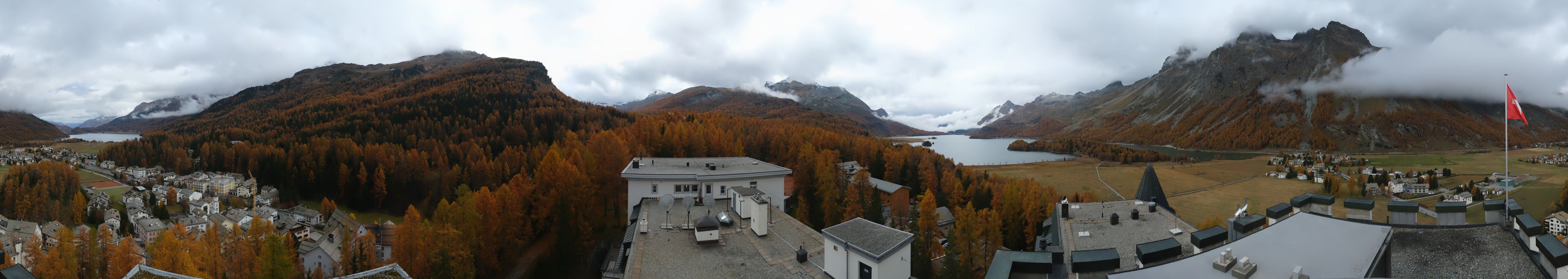 Sils im Engadin: La Chazza - Lake Sils - Lake Silvaplana - Piz Corvatsch