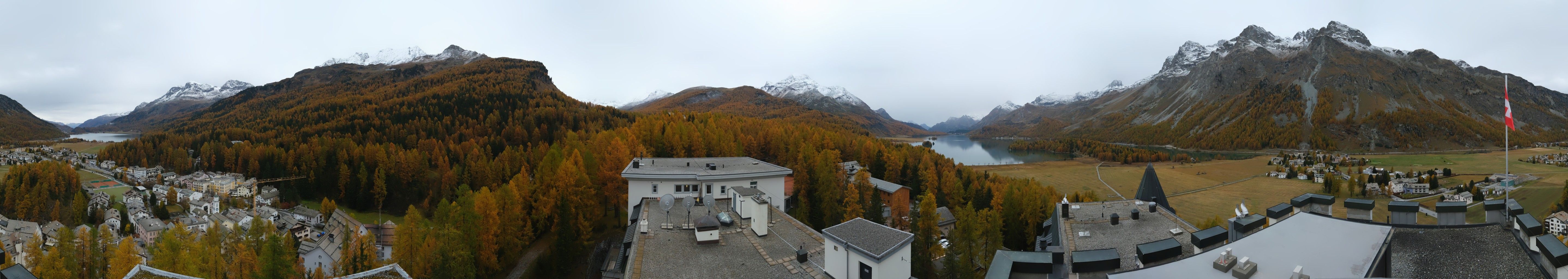 Sils im Engadin: La Chazza - Lake Sils - Lake Silvaplana - Piz Corvatsch