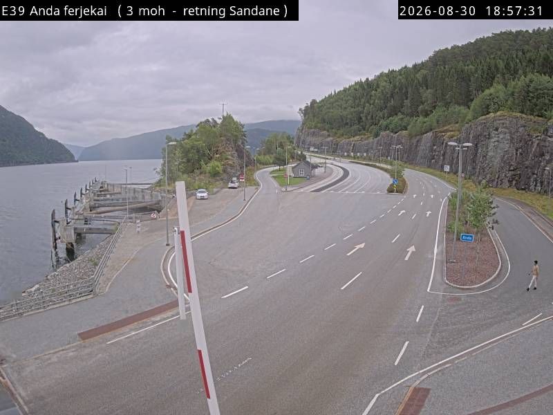 Traffic Cam Lote: E39 Anda Ferjekai (Sandane)