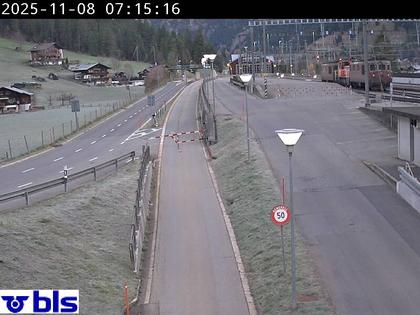 Kandersteg › Norden: Autoverlad Lötschberg