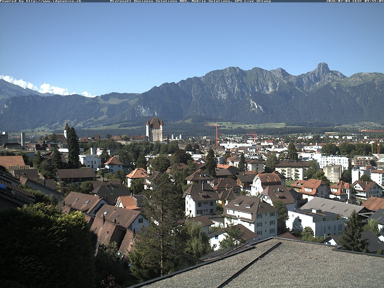 Steffisburg › Südwesten: Thun Castle - Stadtkirche Thun - Stockhorn
