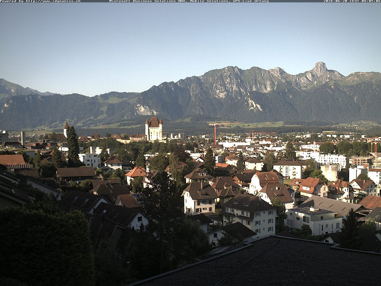 Steffisburg › Südwesten: Thun Castle - Stadtkirche Thun - Stockhorn
