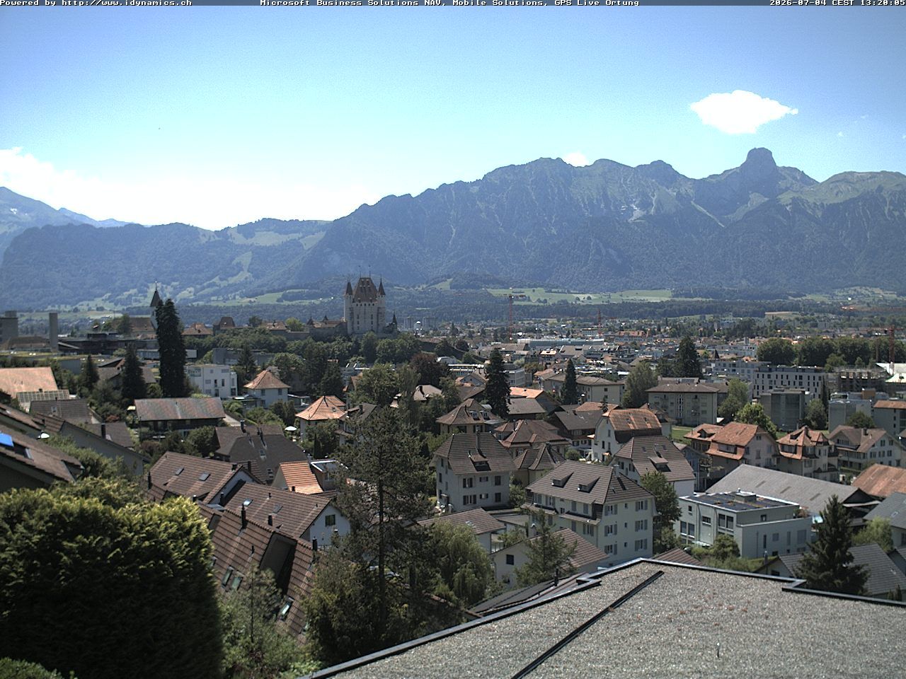 Steffisburg › Südwesten: Thun Castle - Stadtkirche Thun - Stockhorn