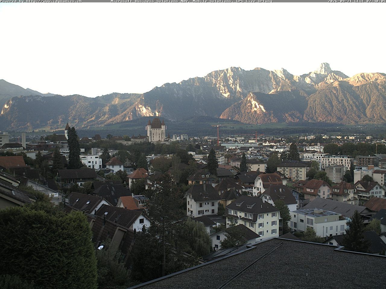 Steffisburg › Südwesten: Thun Castle - Stadtkirche Thun - Stockhorn