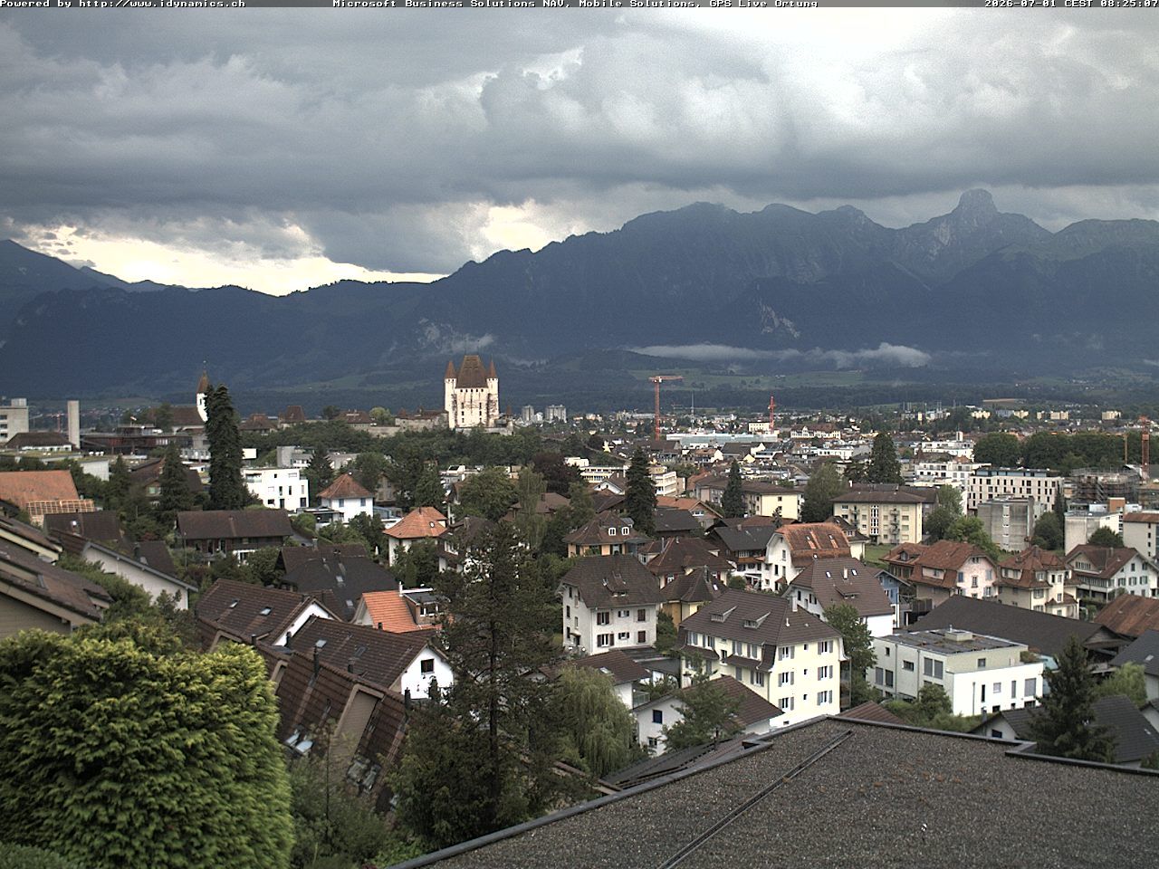 Steffisburg › Südwesten: Thun Castle - Stadtkirche Thun - Stockhorn