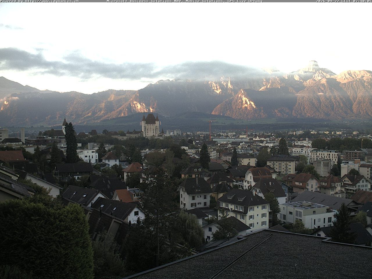 Steffisburg › Südwesten: Thun Castle - Stadtkirche Thun - Stockhorn