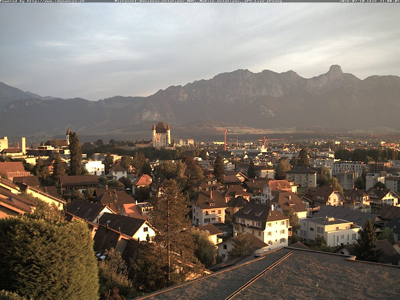 Steffisburg › Südwesten: Thun Castle - Stadtkirche Thun - Stockhorn