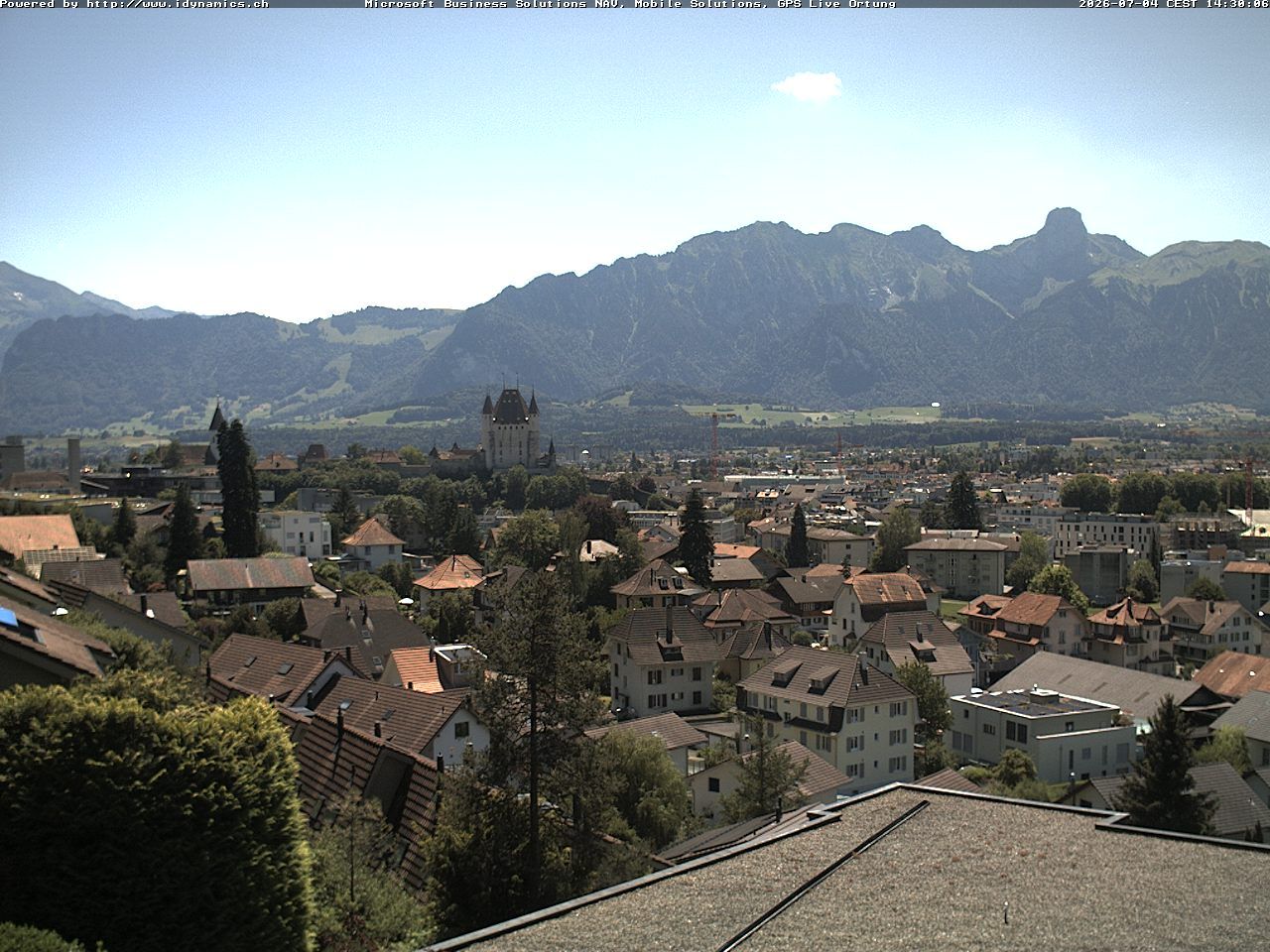 Steffisburg › Südwesten: Thun Castle - Stadtkirche Thun - Stockhorn