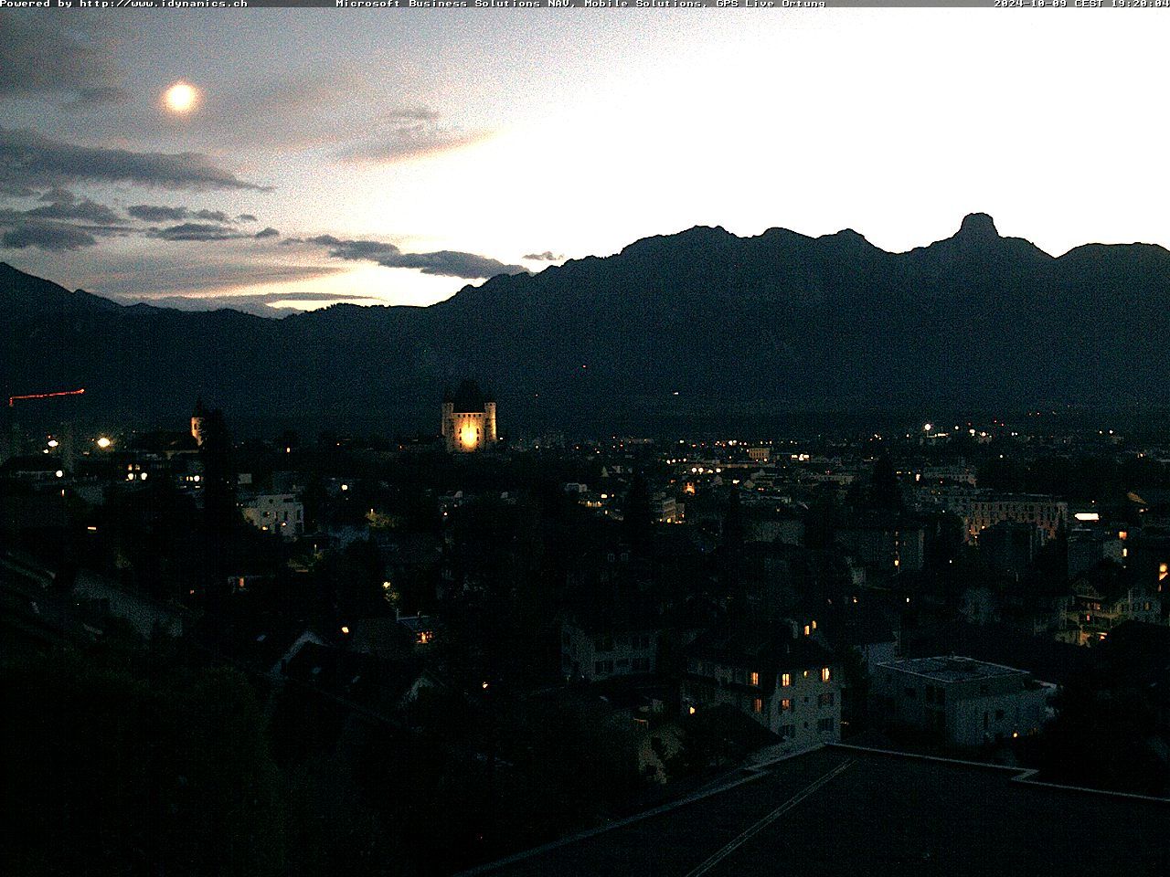 Steffisburg: Aussicht auf Schloss und Stadt Thun (Live Wetter)