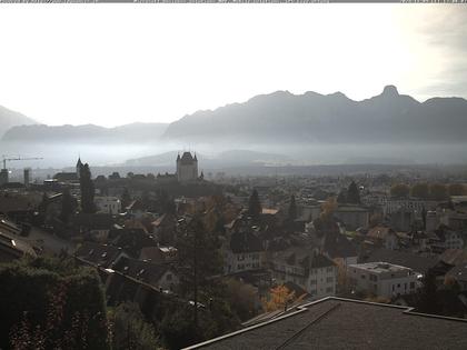 Steffisburg: Aussicht auf Schloss und Stadt Thun (Live Wetter)