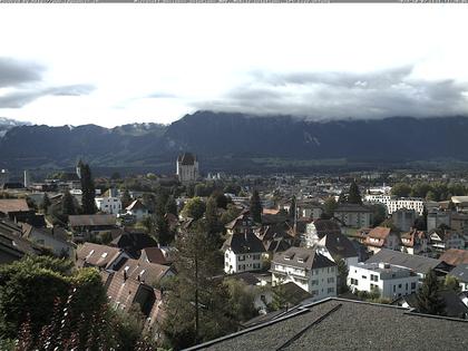 Steffisburg: Aussicht auf Schloss und Stadt Thun (Live Wetter)