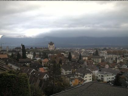 Steffisburg: Aussicht auf Schloss und Stadt Thun (Live Wetter)