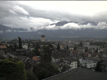 Steffisburg: Aussicht auf Schloss und Stadt Thun (Live Wetter)