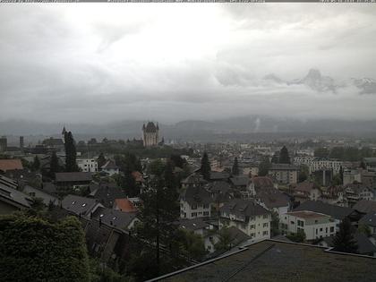 Steffisburg: Aussicht auf Schloss und Stadt Thun (Live Wetter)