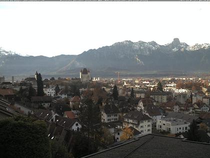 Steffisburg: Aussicht auf Schloss und Stadt Thun (Live Wetter)