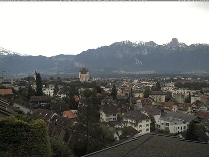 Steffisburg: Aussicht auf Schloss und Stadt Thun (Live Wetter)