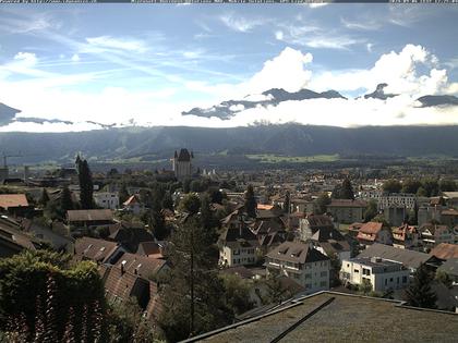 Steffisburg: Aussicht auf Schloss und Stadt Thun (Live Wetter)