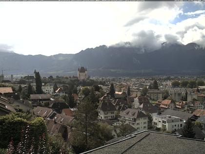 Steffisburg: Aussicht auf Schloss und Stadt Thun (Live Wetter)