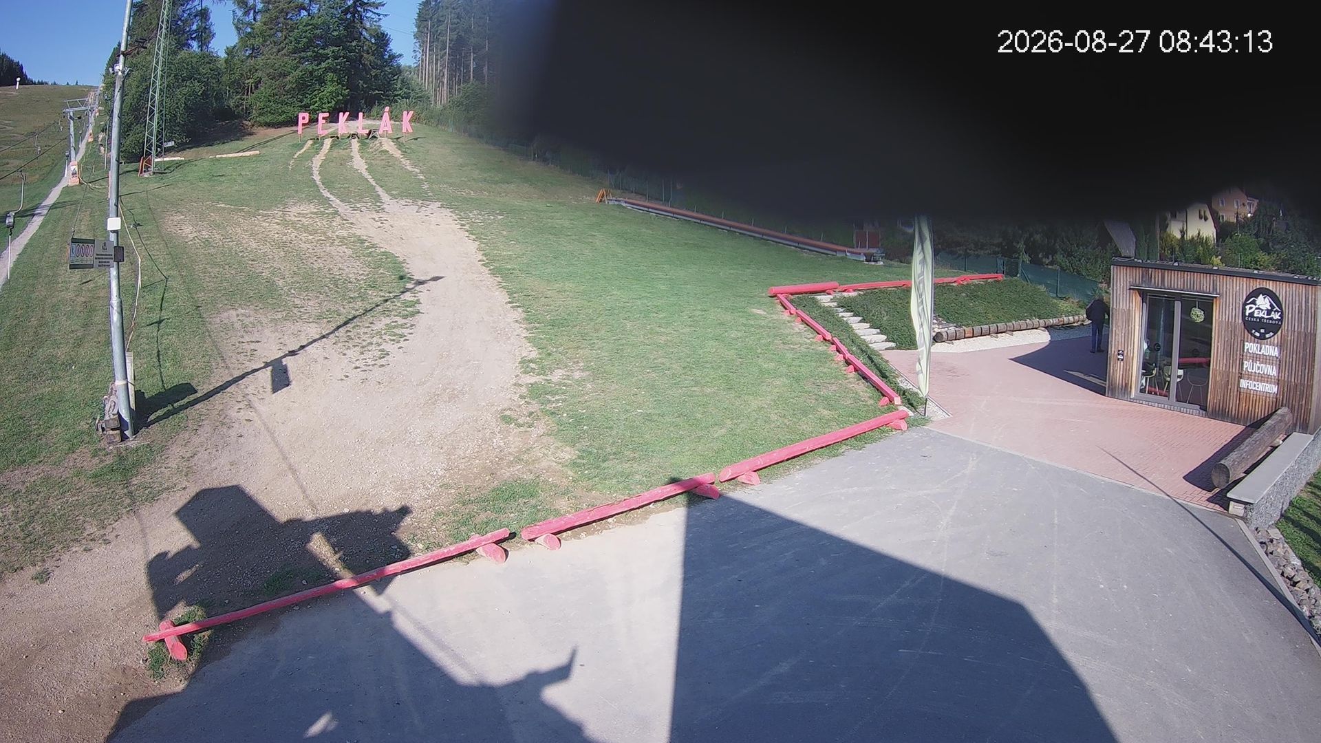 Traffic Cam Ceska Trebova › South-West: Ski areál Peklák - Česká Třebová