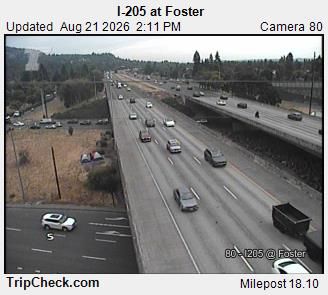 Traffic Cam Portland: I- at Foster