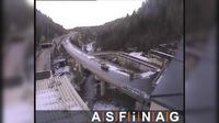St. Jakob im Rosental: A, bei Karawankentunnel A - SLO, Blickrichtung Infrastruktur - Km ,
