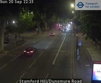 Traffic Cam London Borough of Haringey: Stamford Hill/Dunsmure Road
