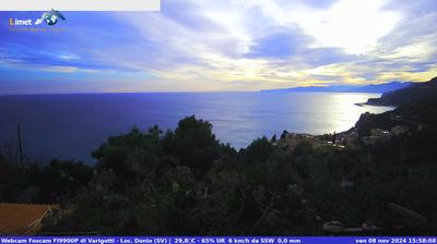 immagine della webcam nei dintorni di Giardini: webcam Varigotti