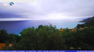 immagine della webcam nei dintorni di Ranzi: webcam Varigotti