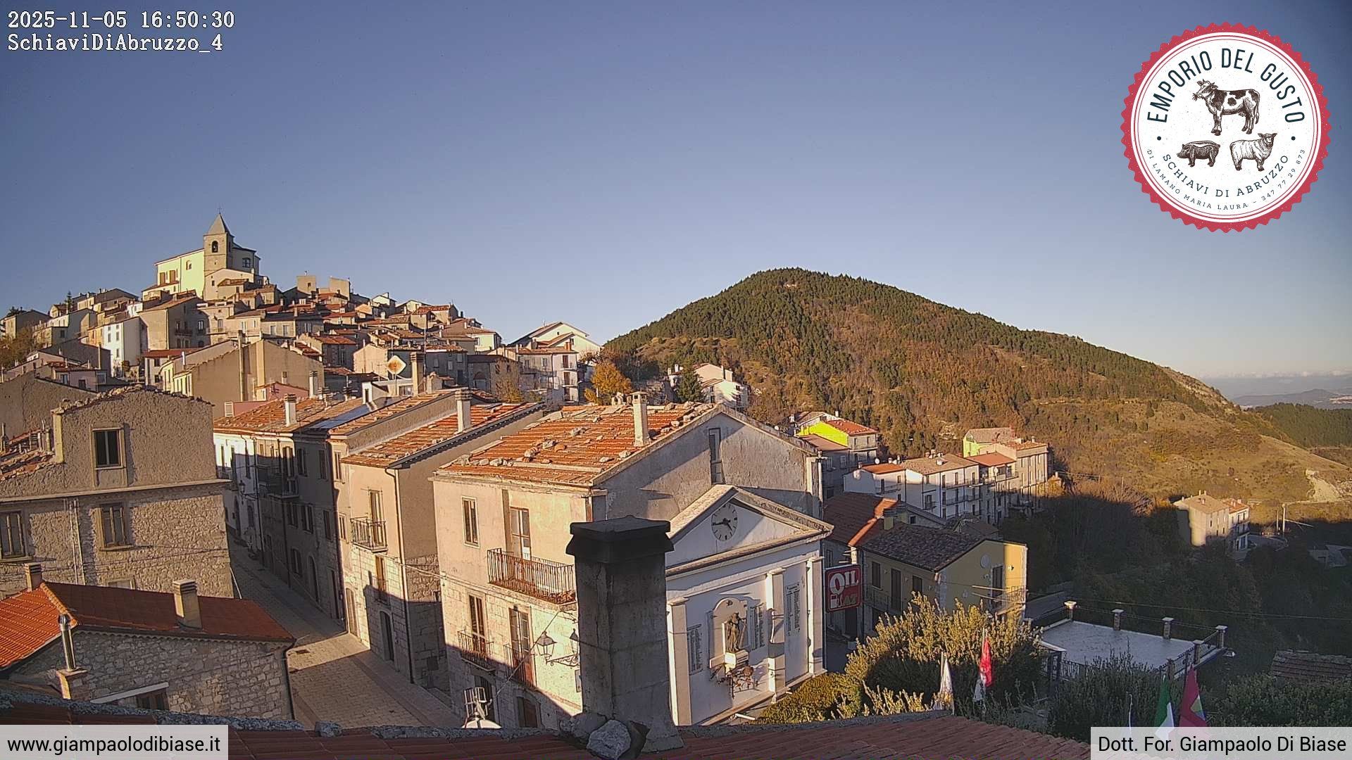 Webcam Schiavi di Abruzzo › NorthEast Schiavi di centro storico Wetterdienst.de