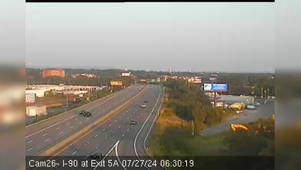 Traffic Cam Westerlo › West: I-90 at Exit 5A (Corporate Woods Boulevard)