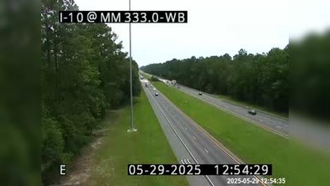 Traffic Cam Glen St. Mary: I-10 @ CR-125 Interchange East