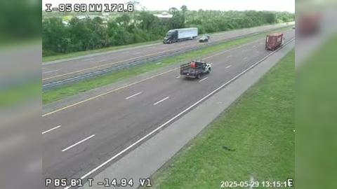 Traffic Cam Palm Bay: I-95 @ MM 170.8 SB