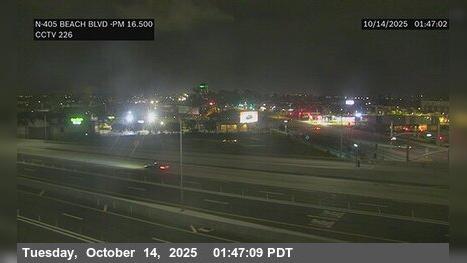 Traffic Cam Westminster › South: I-405 : SOF EDINGER